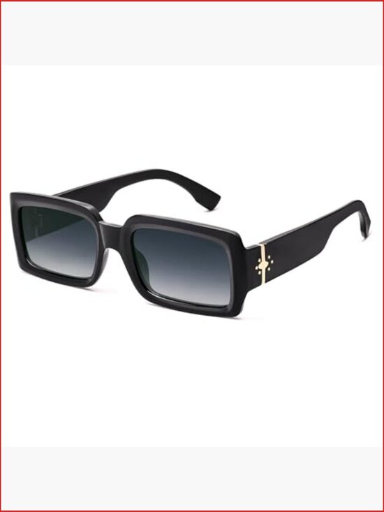 Trendy Retro Rectangle Polarized Sunglasses main image 7